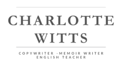 charlotte witts copywriter memoir writer english teacher logo